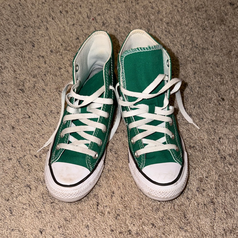 Converse Green High-Top Sneakers